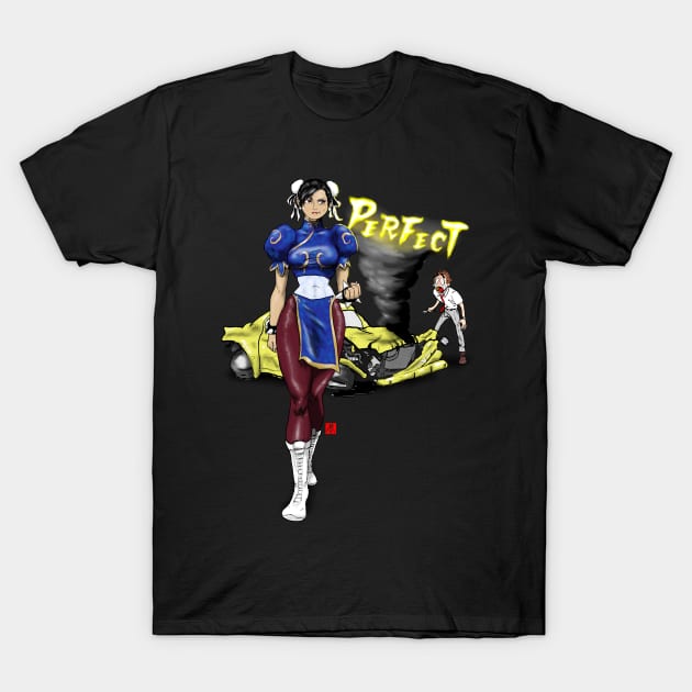 Chun Li... Perfect! T-Shirt by PickledGenius